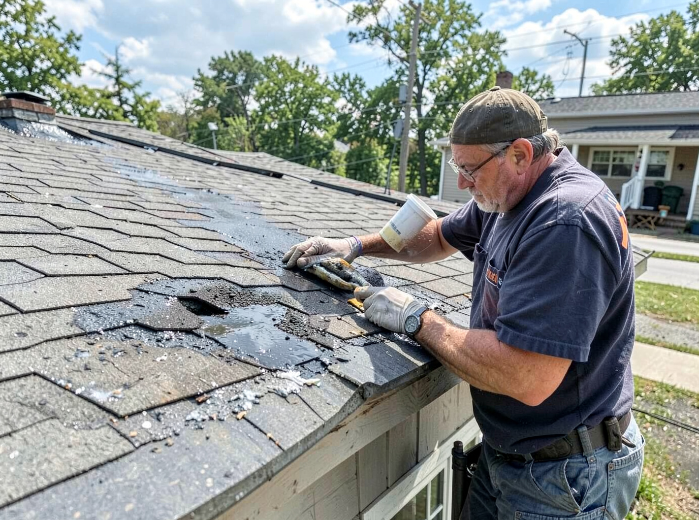 roofing contractor in Halteman Village, IN